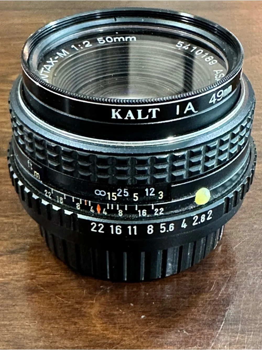 SMC Pentax-M 50mm f/2 Asahi Optical Co. K Mount Lens